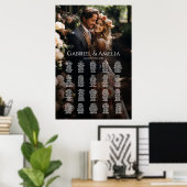 Hochzeitskarte für Fotos Poster (Heimbüro)