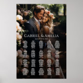 Hochzeitskarte für Fotos Poster (Vorne)