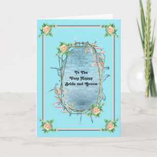 Hochzeitskarte für glückliche Braut und Gräuel Karte