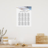 Hochzeitskarte für Gold-Glitzer und Navy-Agate Poster (Küche)