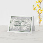 Hochzeitskarte für Grandson und neue Ehefrau Karte (Gelbe Blume)