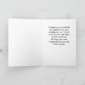 Hochzeitskarte für Große Enkeltochter & Ehemann Karte (Innenseite)