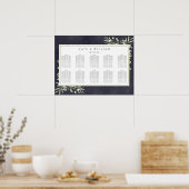 Hochzeitskarte für Grünkartentafeln Poster (Küche)