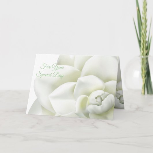 Hochzeitskarte für Ihre Tagsegnung Karte (Vorderseite)