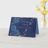 Hochzeitskarte für Ihren besonderen Tag Karte (Gelbe Blume)