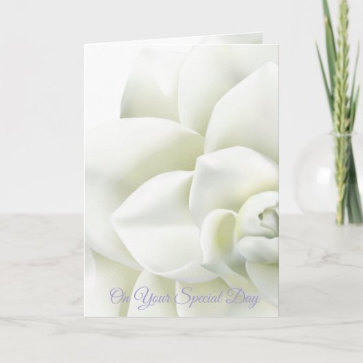 Hochzeitskarte für Ihren Sondertagssegment Karte (Vorderseite)