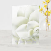 Hochzeitskarte für Ihren Sondertagssegment Karte (Gelbe Blume)