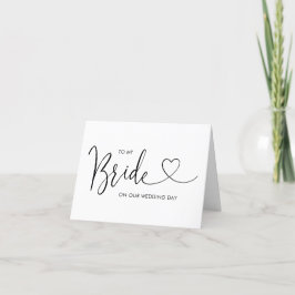 Hochzeitskarte für meine Braut an unserem Hochzeit Ankündigung