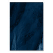 Hochzeitskarte für Navy Blue & Gold Tischnummer (Rückseite)