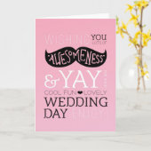 Hochzeitskarte für niedliche Liebe Karte (Gelbe Blume)