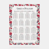 Hochzeitskarte für niedliche Rose Acrylschild (Vorderseite)