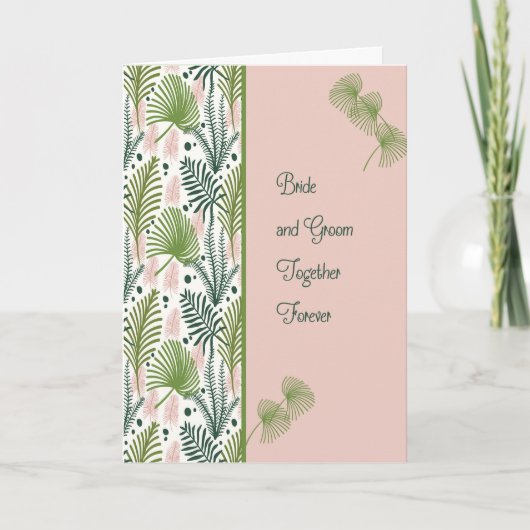 Hochzeitskarte für Onkel und neue Braut Karte (Vorderseite)