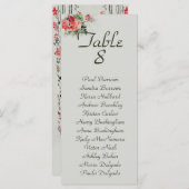 Hochzeitskarte für orientalisch-blumenfarbene Wass (Vorne/Hinten)