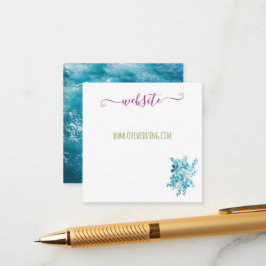 Hochzeitskarte für Ozeane und Blüten Begleitkarte