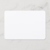 Hochzeitskarte für Sie Begleitkarte (Rückseite)