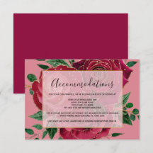 Hochzeitskarte für Vintage Rose
