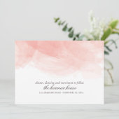 Hochzeitskarte für Wasserfarben Einladung (Stehend Vorderseite)