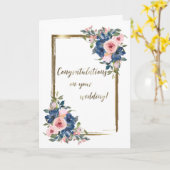 Hochzeitskarte für Wasserfarben Karte (Gelbe Blume)