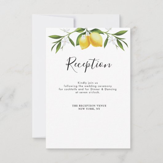 Hochzeitskarte für Wasserfarben RSVP Karte (Vorderseite)
