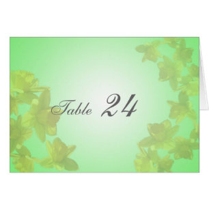Hochzeitskarte, gelbe Tulpe-Blume