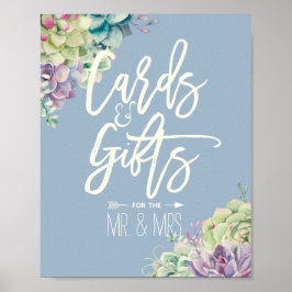 Hochzeitskarte & Geschenke Aquarellbilder Poster