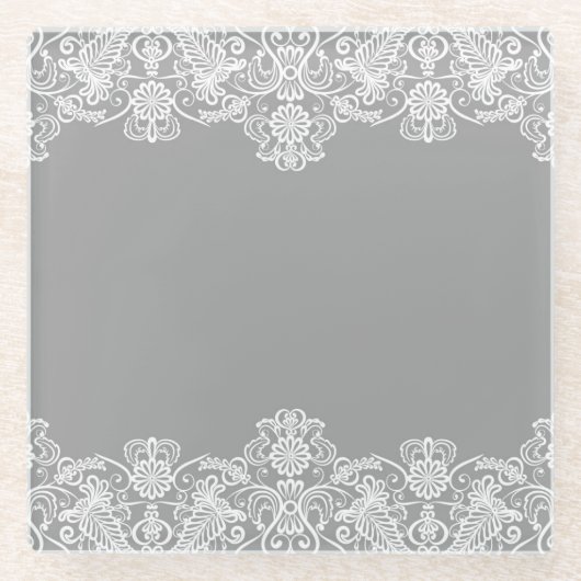 Hochzeitskarte Glasuntersetzer (Vorderseite)