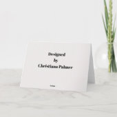 Hochzeitskarte - Glückwünsche an Ihrem großen Tag Karte (Rückseite)