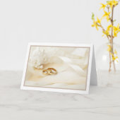 Hochzeitskarte - Glückwünsche an Ihrem großen Tag Karte (Gelbe Blume)