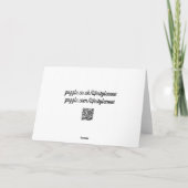 Hochzeitskarte - Igel Braut & Bräutigam Karte (Rückseite)