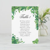 Hochzeitskarte im Sommer. Gartentag Einladung (Stehend Vorderseite)