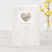 Hochzeitskarte im Spitzenstil Karte (Gelbe Blume)