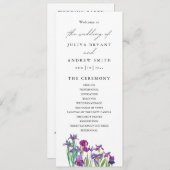 Hochzeitskarte Iris Florenz (Vorne/Hinten)