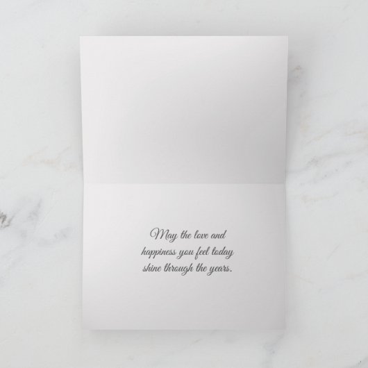 Hochzeitskarte Karte (Innenseite)