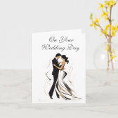 Hochzeitskarte Karte (Gelbe Blume)