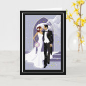 Hochzeitskarte Karte (Gelbe Blume)