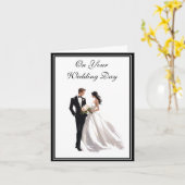 Hochzeitskarte Karte (Gelbe Blume)