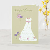 Hochzeitskarte Karte (Gelbe Blume)