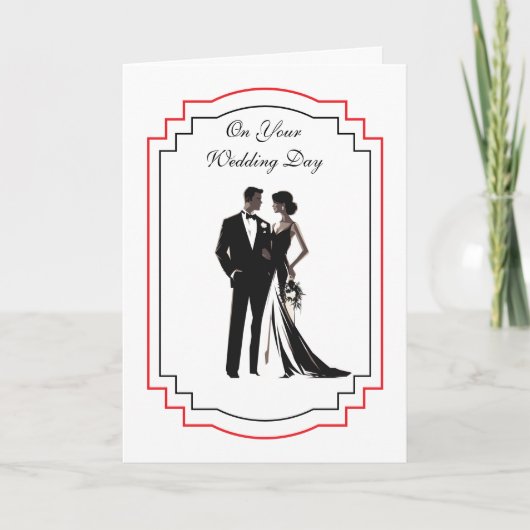 Hochzeitskarte Karte (Vorderseite)