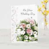 Hochzeitskarte Karte (Gelbe Blume)