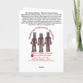 Hochzeitskarte Karte (Rückseite)