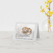 Hochzeitskarte Karte (Gelbe Blume)