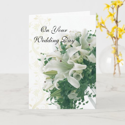 Hochzeitskarte Karte (Gelbe Blume)