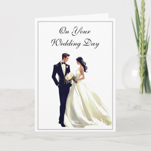 Hochzeitskarte Karte (Vorderseite)