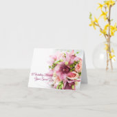 Hochzeitskarte Karte (Gelbe Blume)