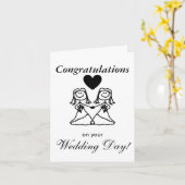 Hochzeitskarte Karte (Gelbe Blume)