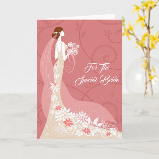 Hochzeitskarte Karte (Gelbe Blume)