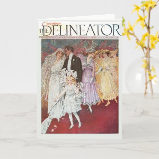 Hochzeitskarte Karte (Gelbe Blume)