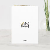 Hochzeitskarte Karte (Rückseite)