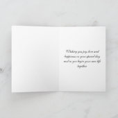 Hochzeitskarte Karte (Innenseite)