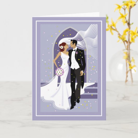 Hochzeitskarte Karte (Gelbe Blume)